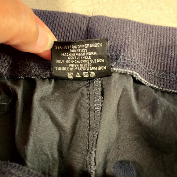 Women's Cargo Shorts Plus size 2x Dark Blue Elastic Waist - Picture 4 of 7